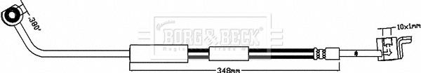 BORG & BECK Тормозной шланг BBH8071